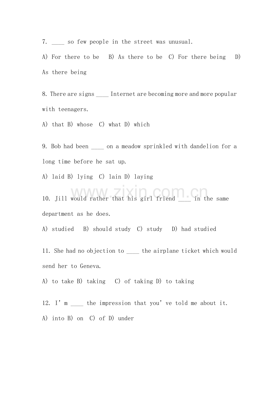 2023年专四词汇语法练习.doc_第2页