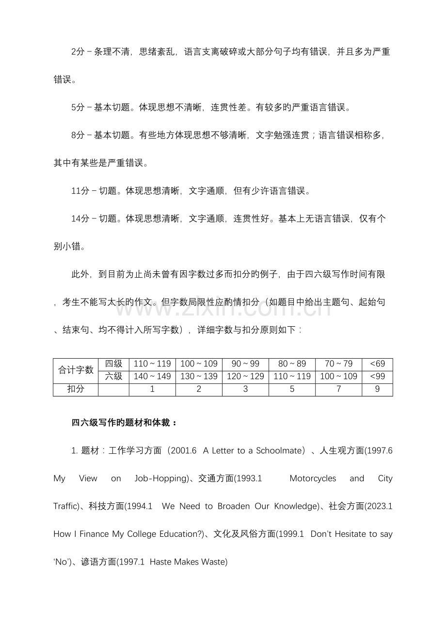 2023年大学英语四六级考试写作讲座.doc_第2页