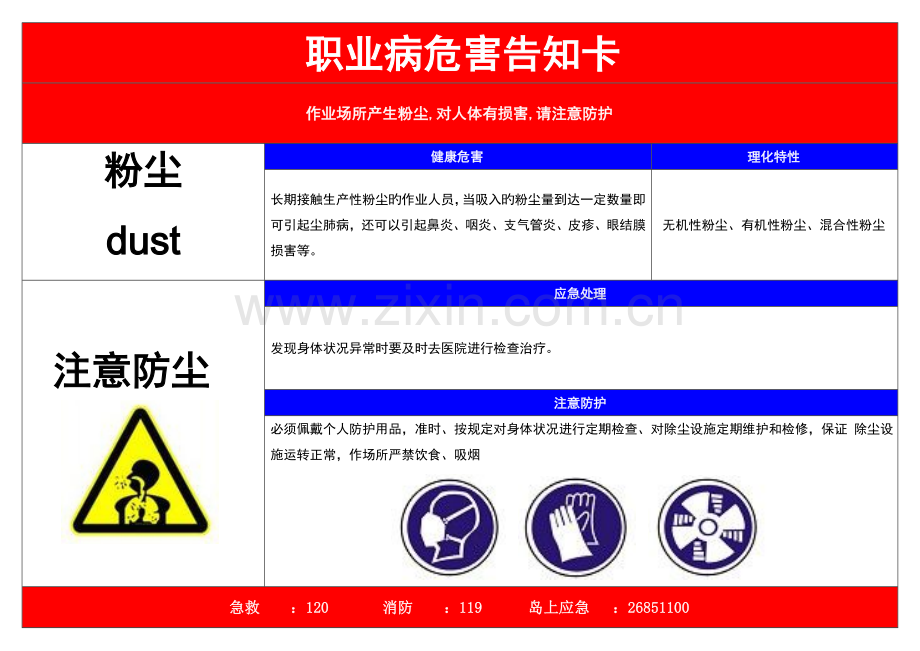 2023年职业危害告知卡全套.doc_第1页