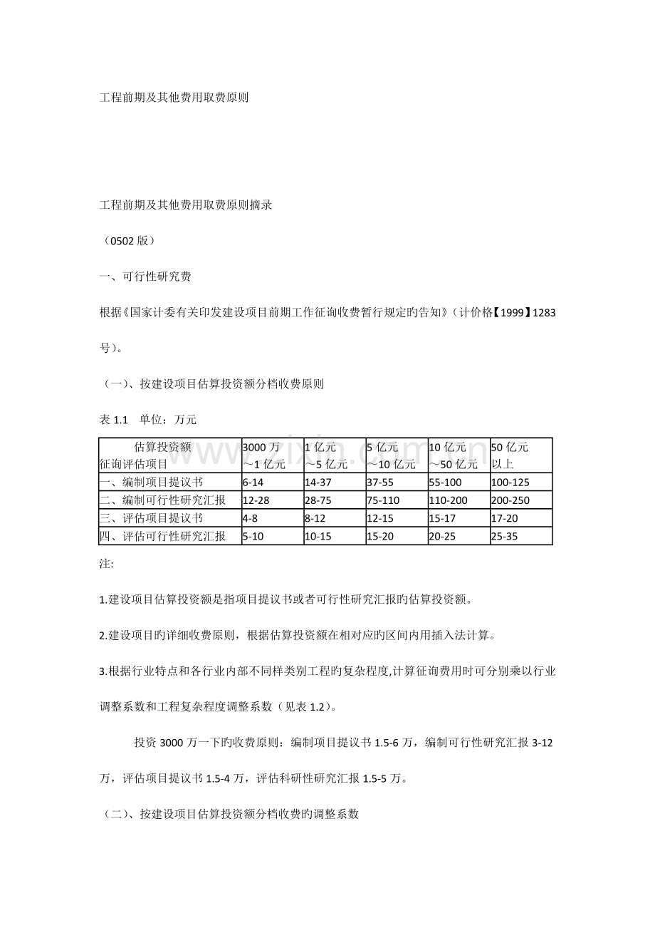 房屋建设工程费用参考.doc_第1页
