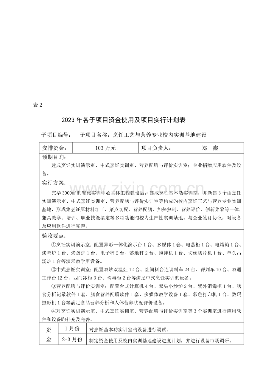 公开阅读各子项目资金使用及项目实施计划表.doc_第2页