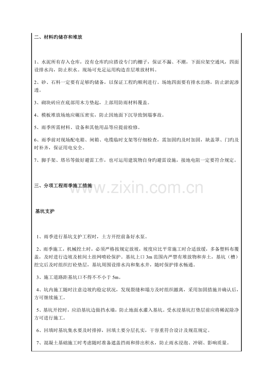 建设工程雨季施工技术交底.docx_第2页
