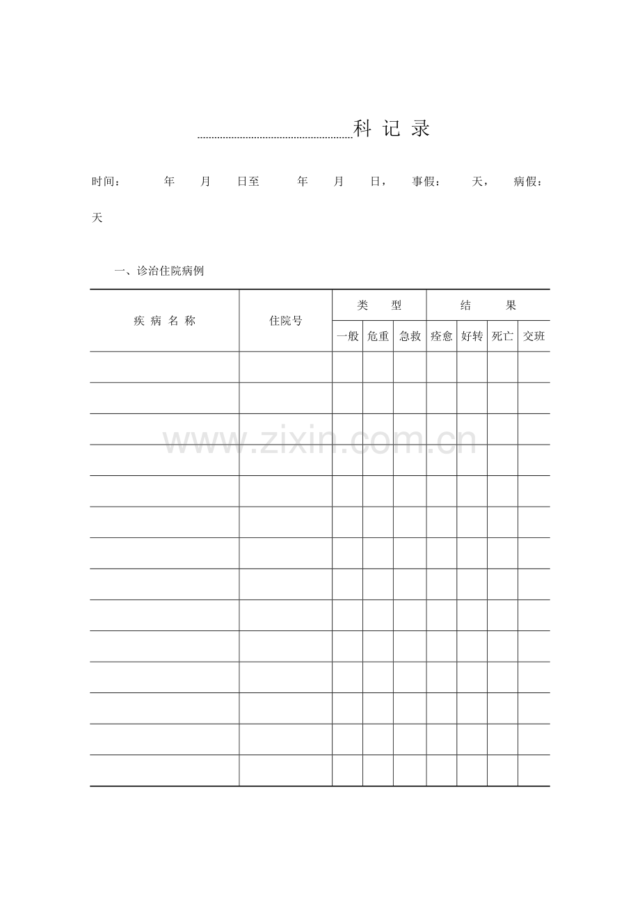 2023年住院医师规范化培训记录手册.doc_第2页