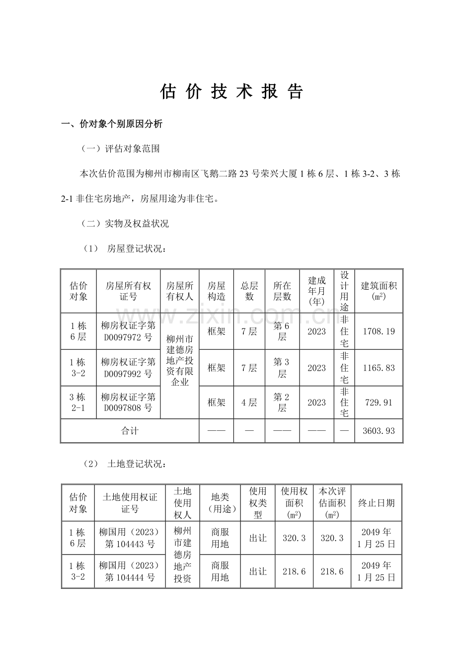 房地产评估技术报告.doc_第2页