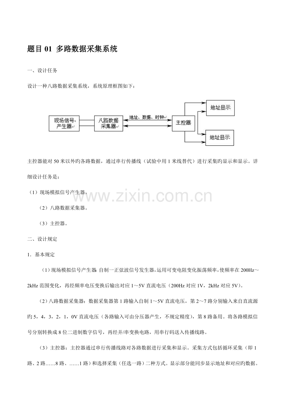 2023年电子电路设计竞赛题目.doc_第1页