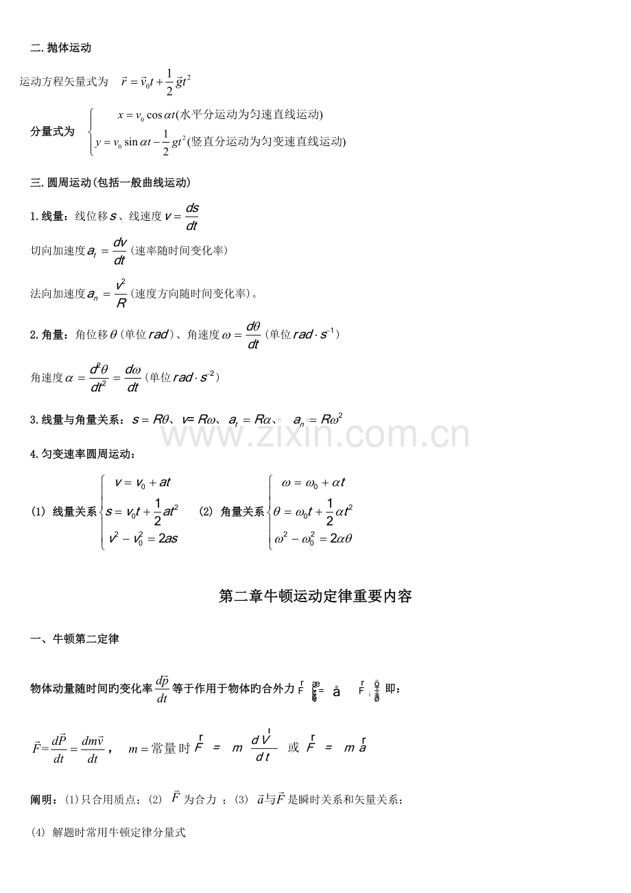 2023年大学物理物理知识点总结.doc_第2页