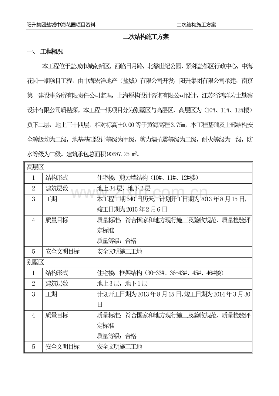 中海花园二次砌体结构施工方案.doc_第2页
