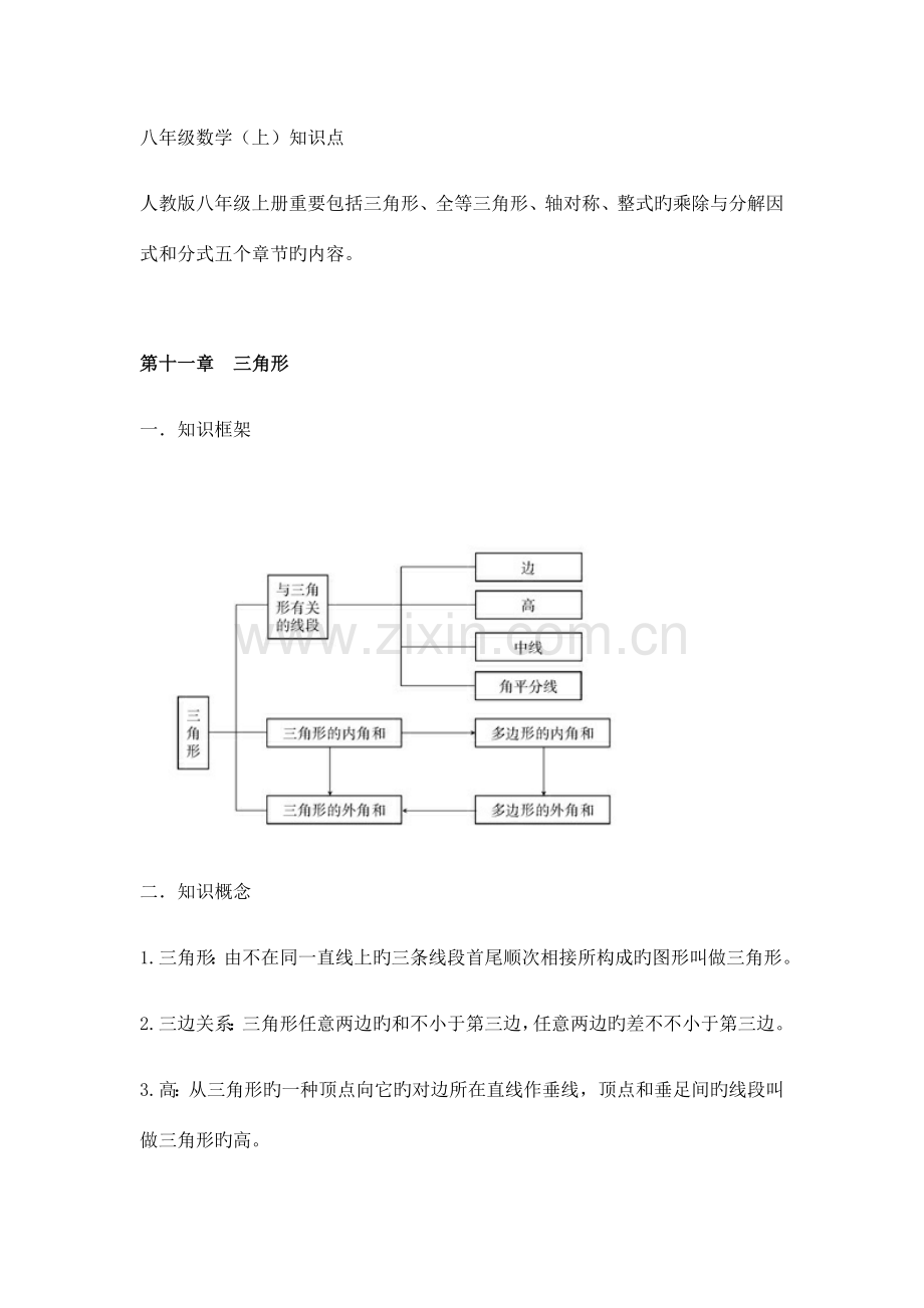 2023年八年级数学知识点总结.docx_第1页