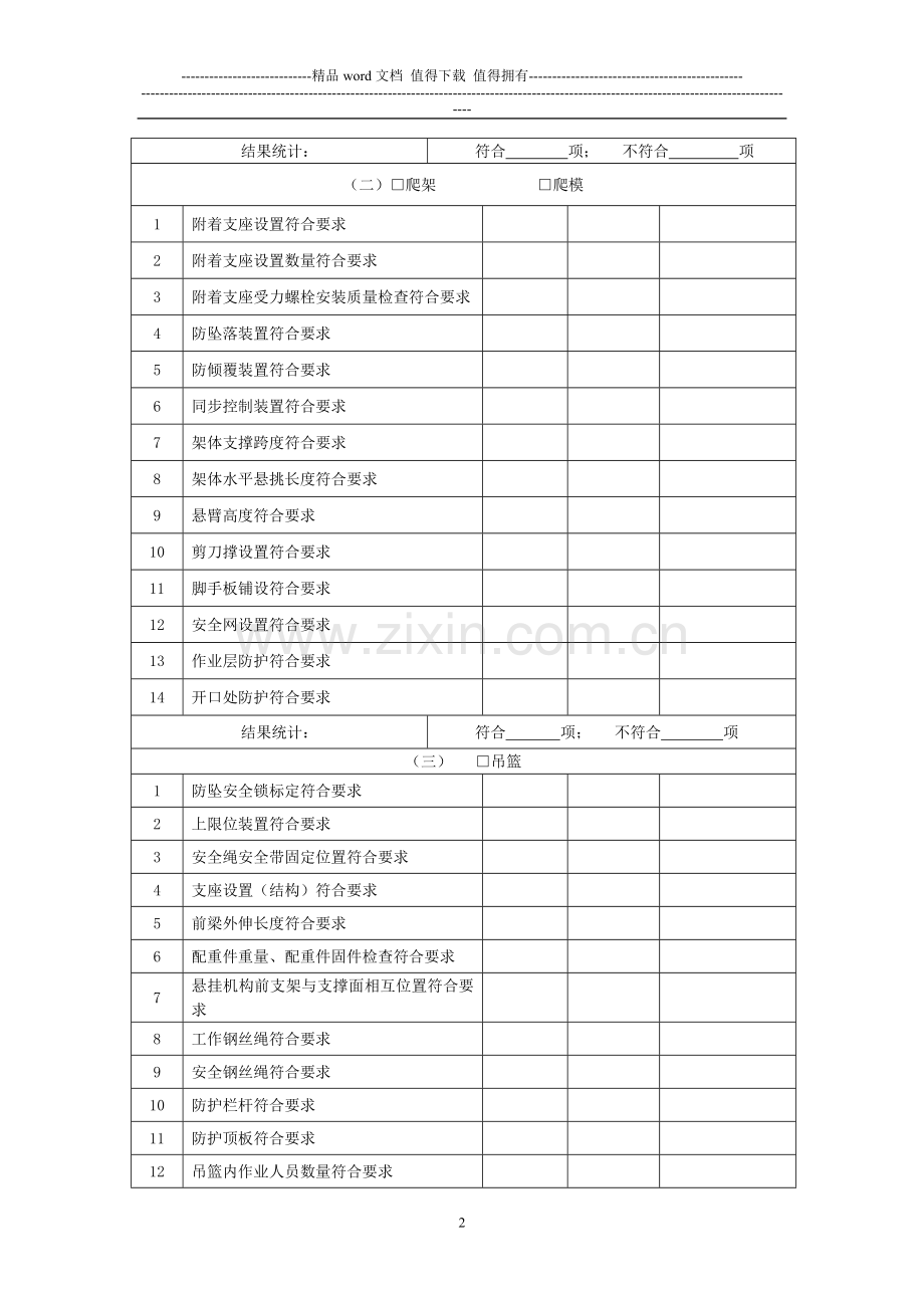 建设部-建筑施工安全生产检查表.doc_第2页