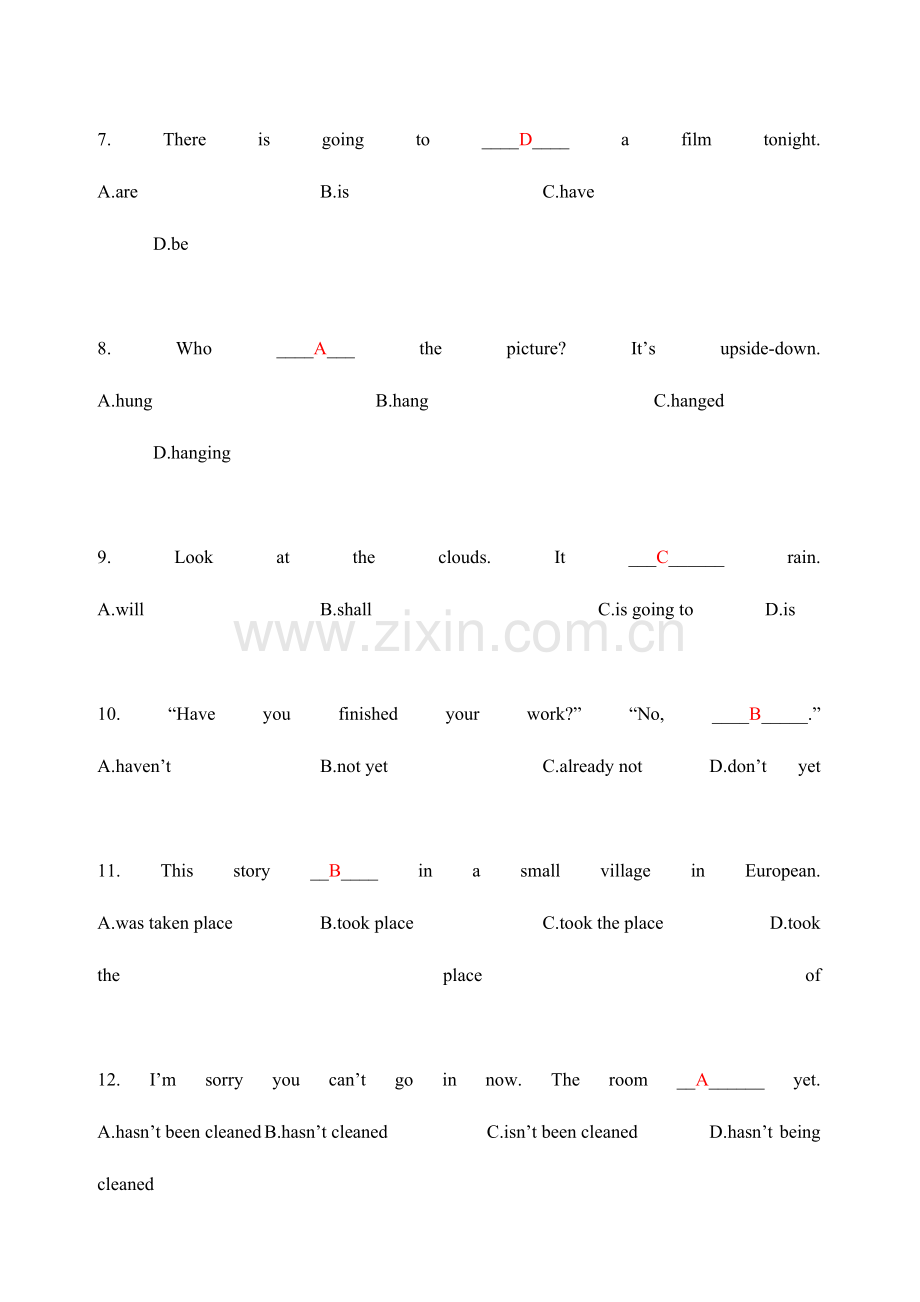 2023年高中英语备考题库及答案.docx_第2页
