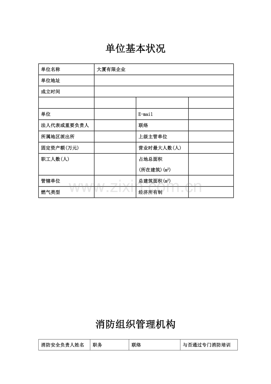 2023年消防工作档案表格全套.doc_第2页