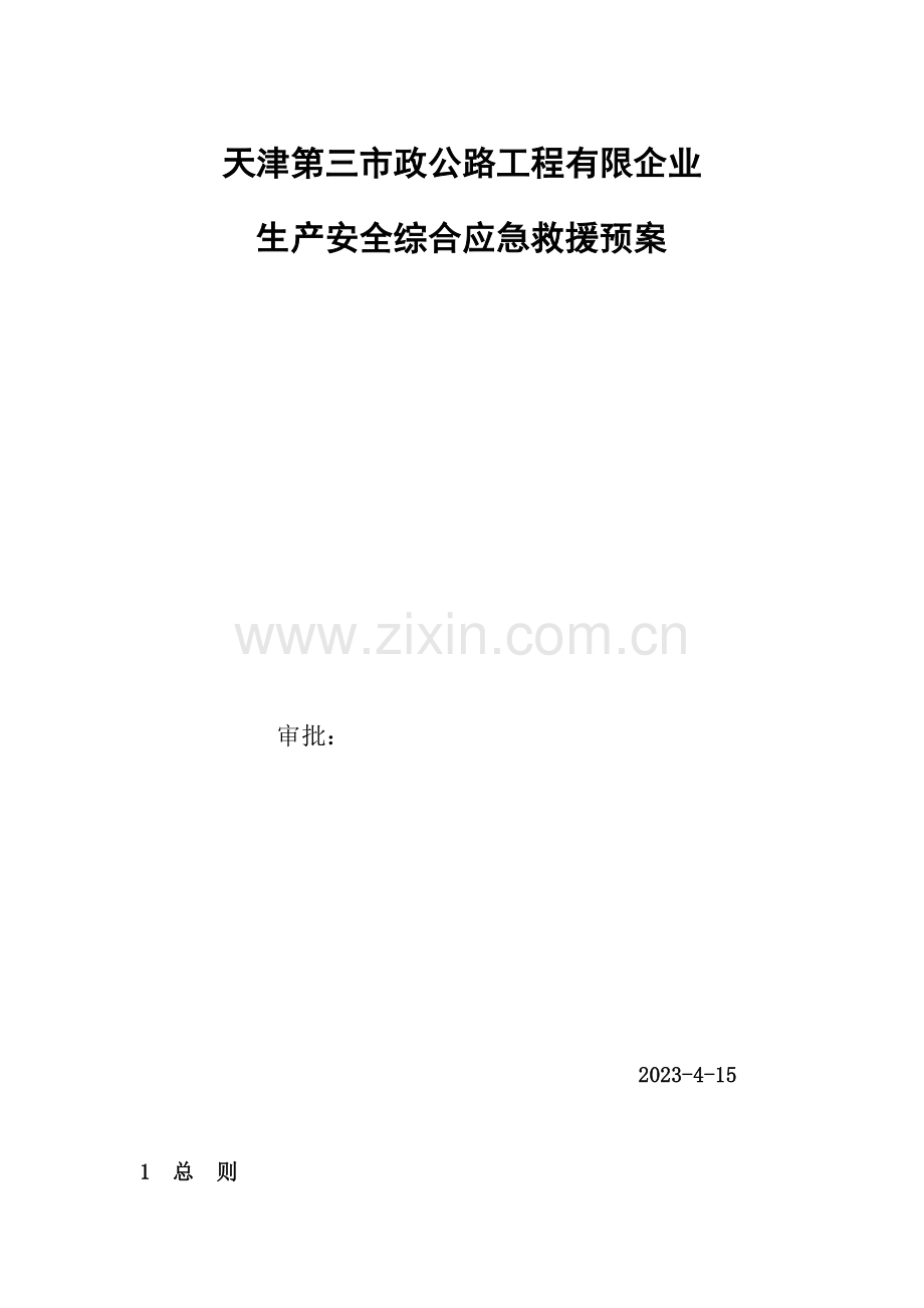 公司综合预案.doc_第1页
