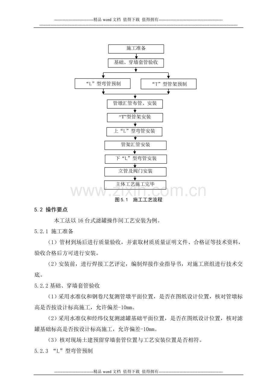 滤罐操作间成排工艺管道施工工法.doc_第2页
