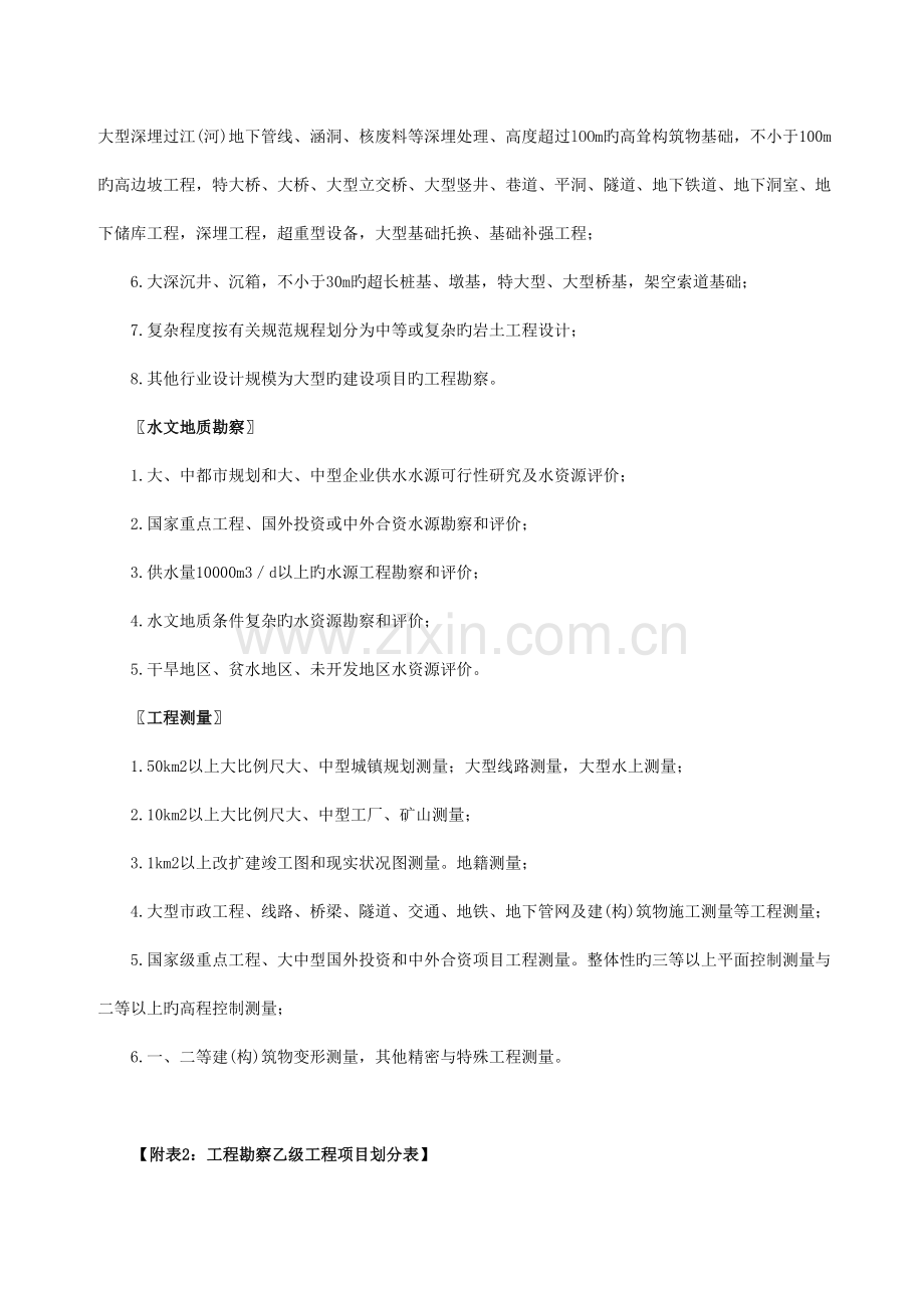 工程勘察设计资质等级承担任务范围.doc_第2页