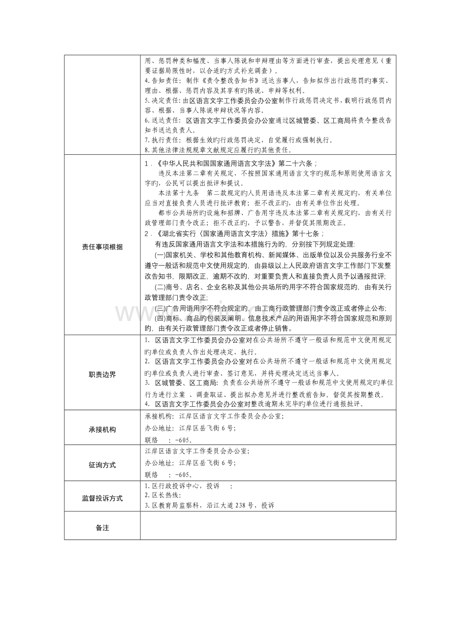 对不遵守普通话和规范汉字使用规定的行政处罚.doc_第2页
