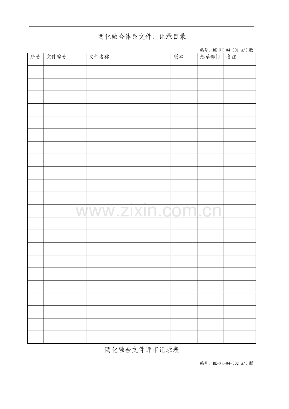 两化融合体系记录表单.pdf_第2页