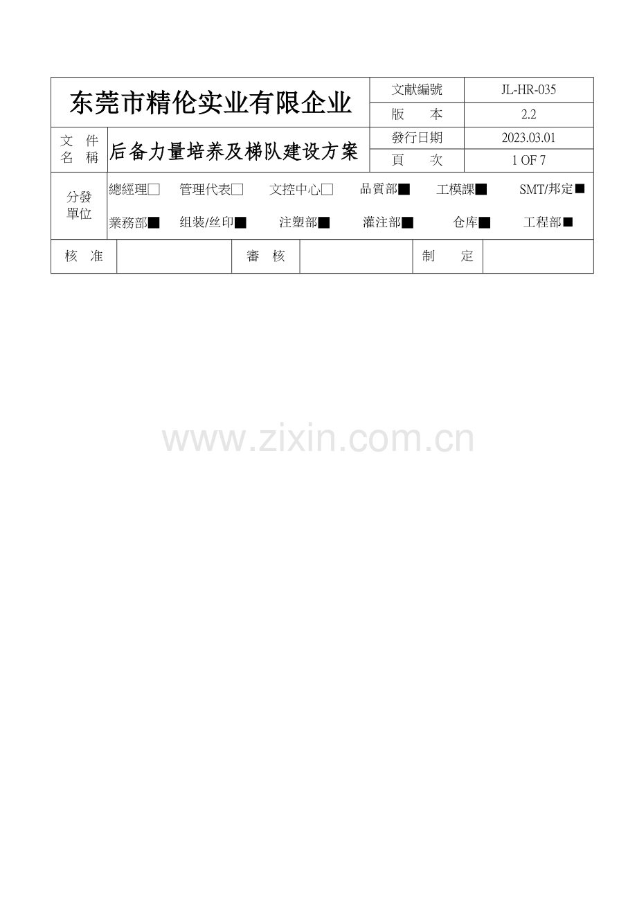 精伦后备力量培养方案.doc_第1页