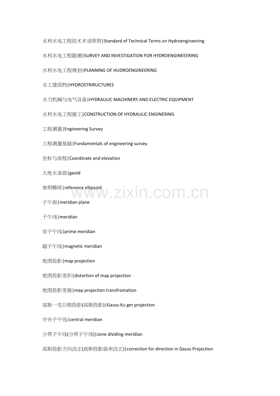 水利水电工程技术术语.docx_第1页