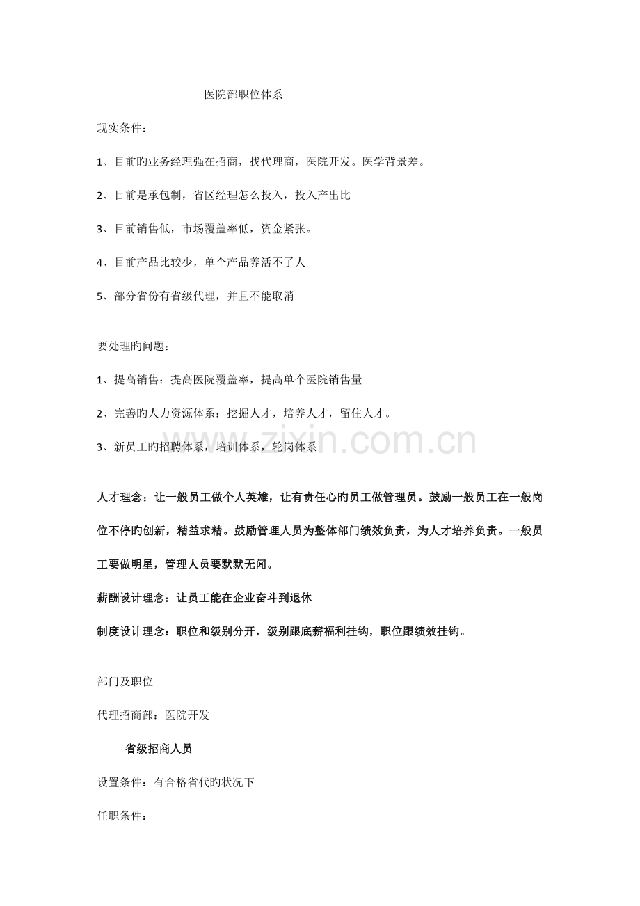 医院部职位体系日.docx_第1页