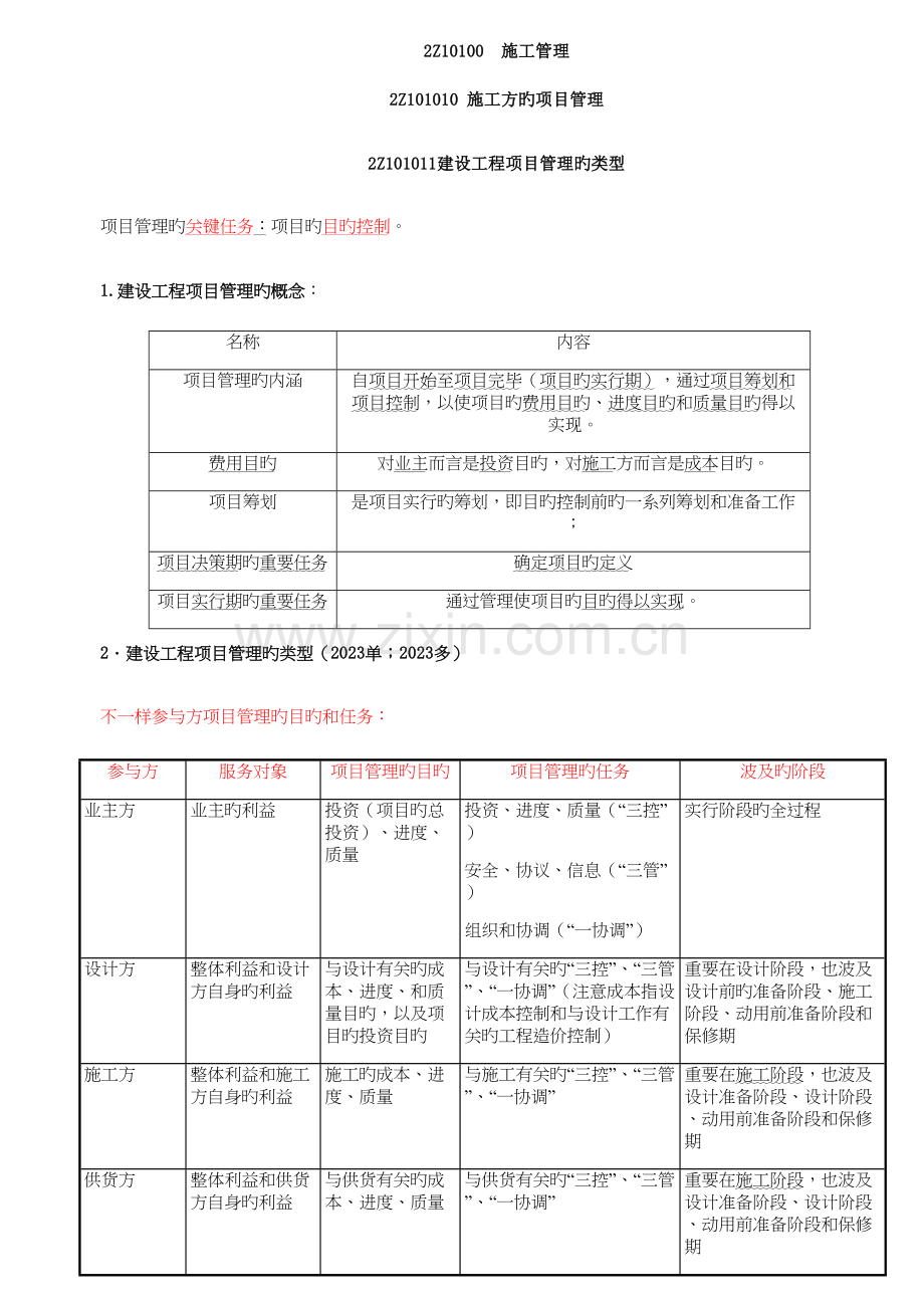 建筑工程施工管理概述.docx_第1页