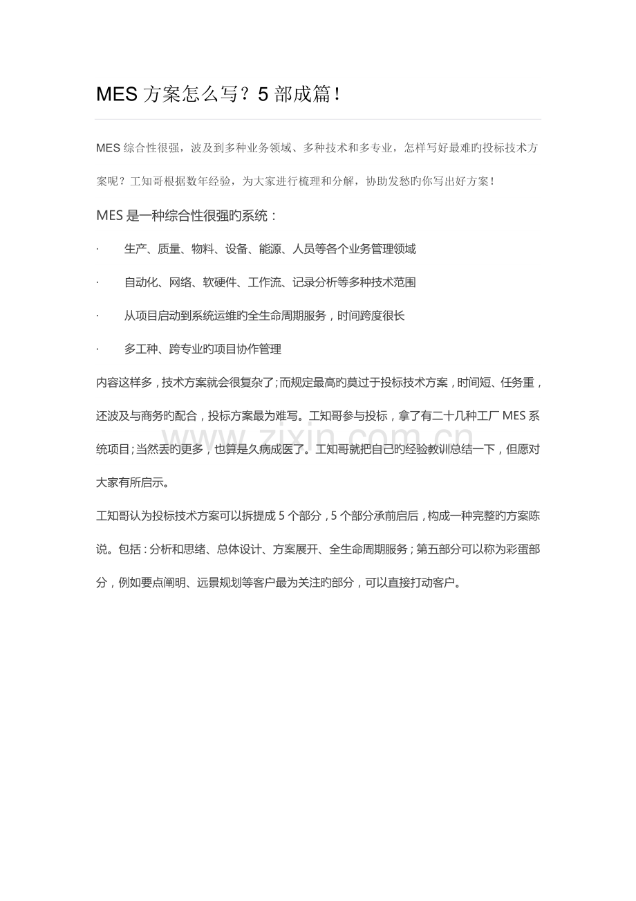 MES方案怎么写部成篇.doc_第1页