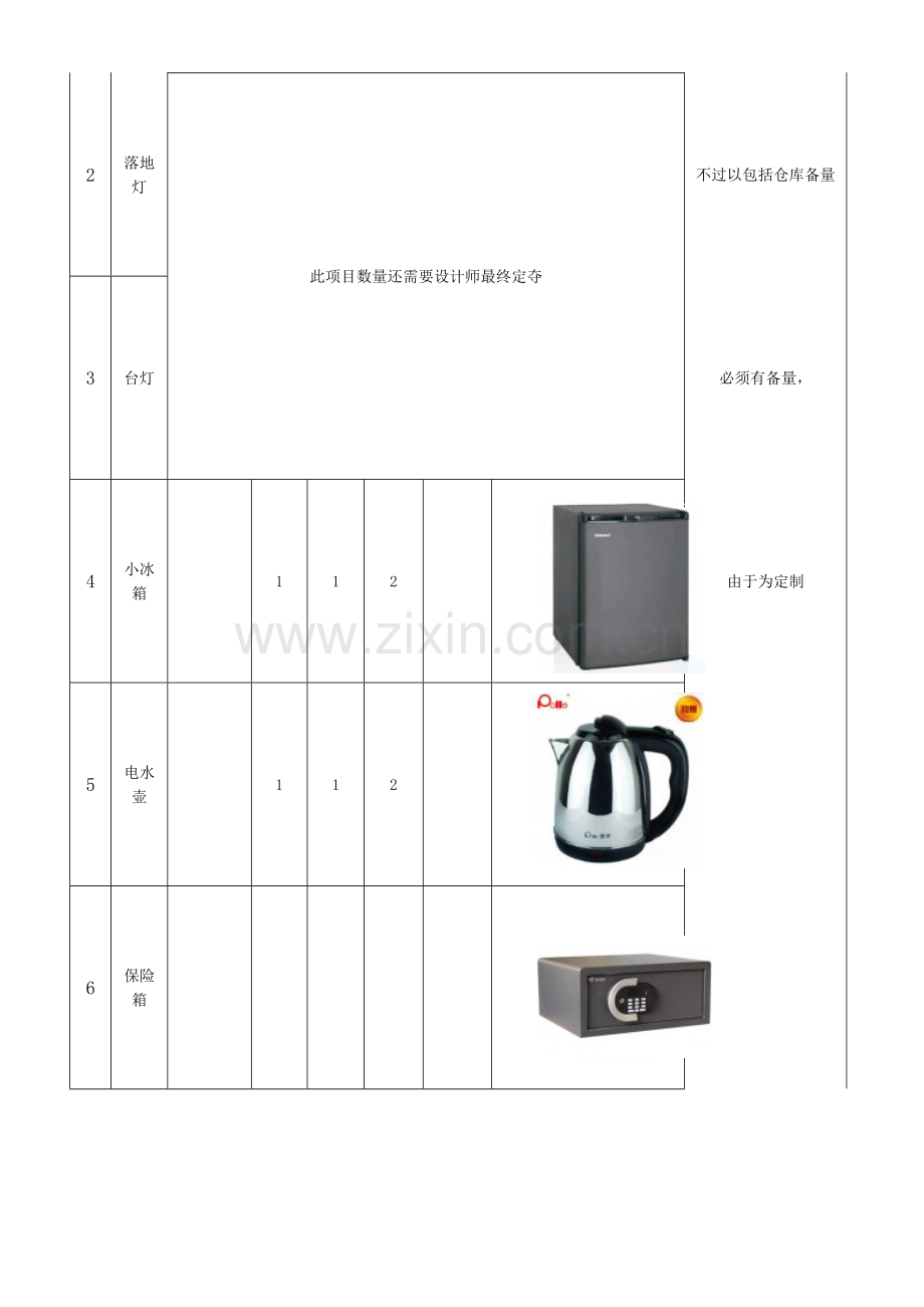 酒店房间标准配备.doc_第2页