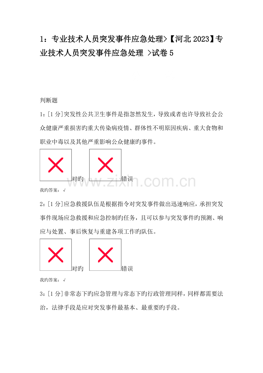 公司专业技术人员突发事件应急处理方案.doc_第1页