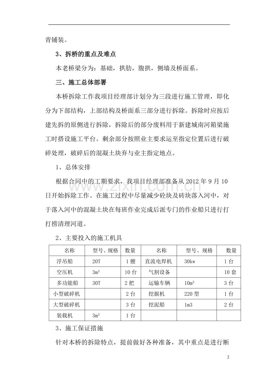 刘沟老桥拆除专项施工方案.doc_第2页