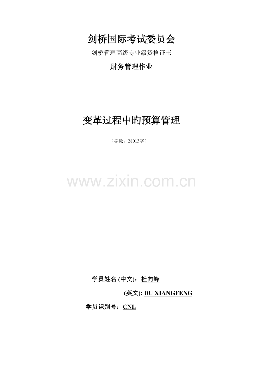 变革过程中的预算管理.doc_第1页