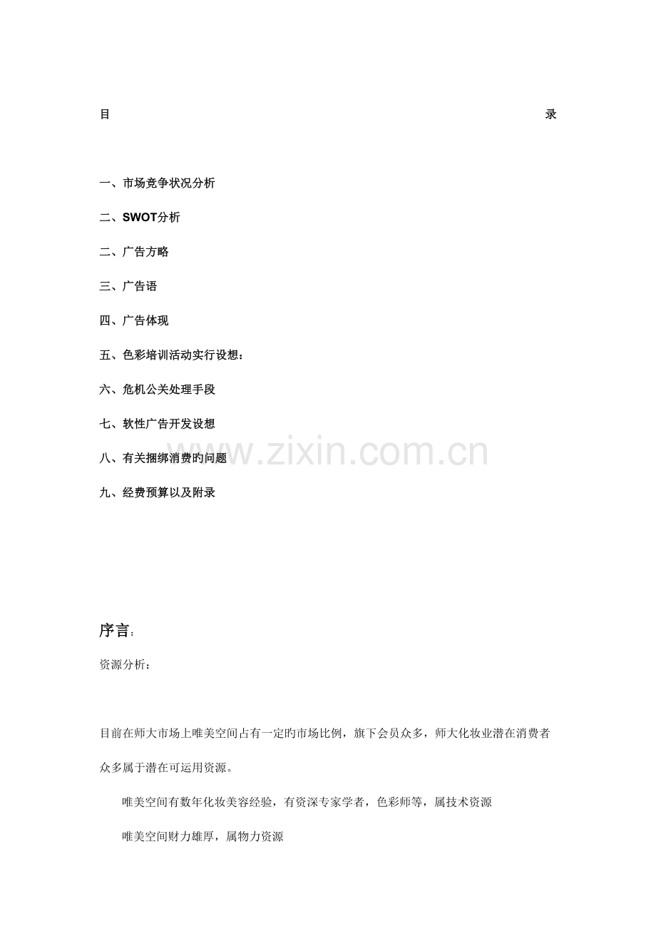 唯美空间广告策划.doc_第2页