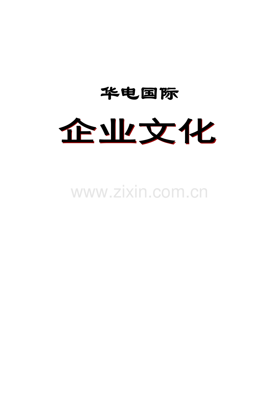国际电力有限公司企业文化理念体系.doc_第1页