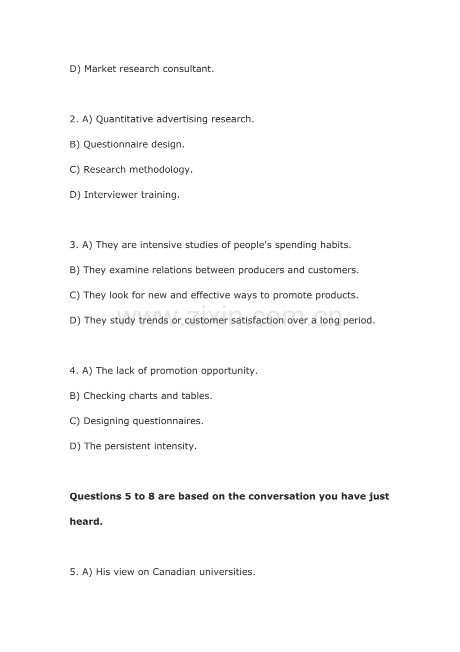 2023年6月6级考试题目答案三套全.docx_第2页