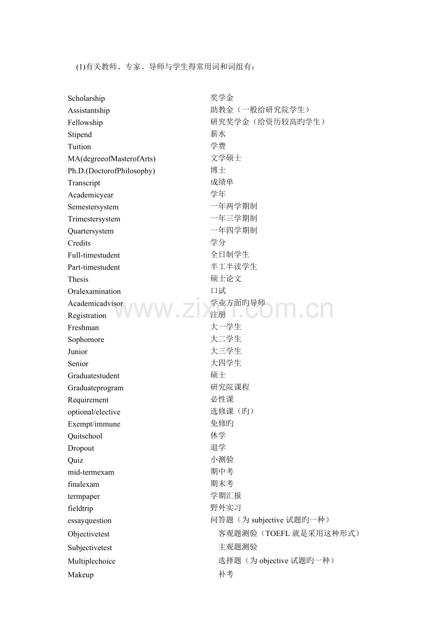 2023年专四必考词汇表.doc_第1页