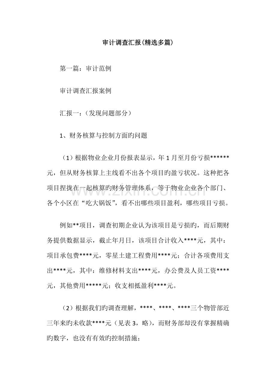 审计调查报告.doc_第1页
