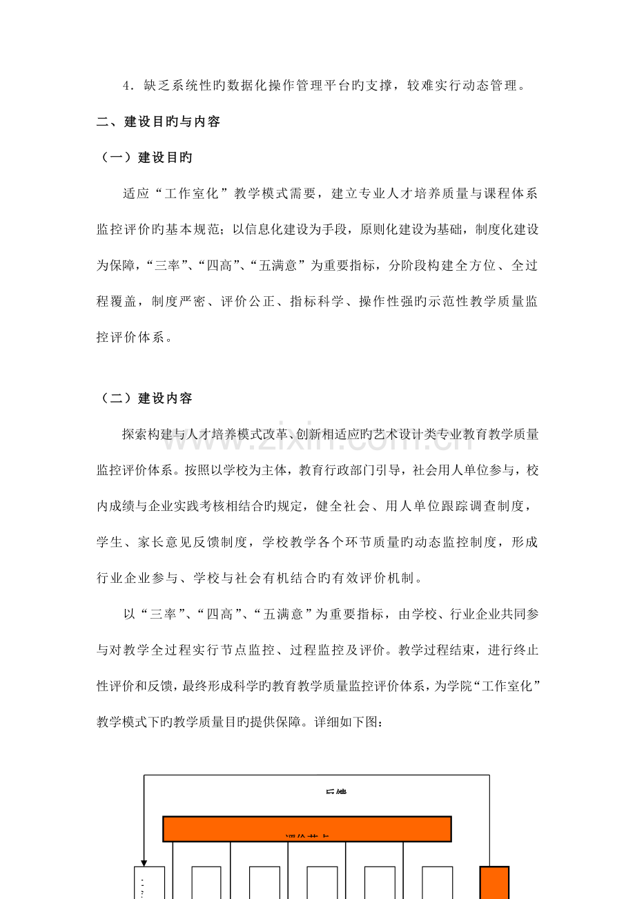 教学质量监控评价体系建设方案.doc_第2页