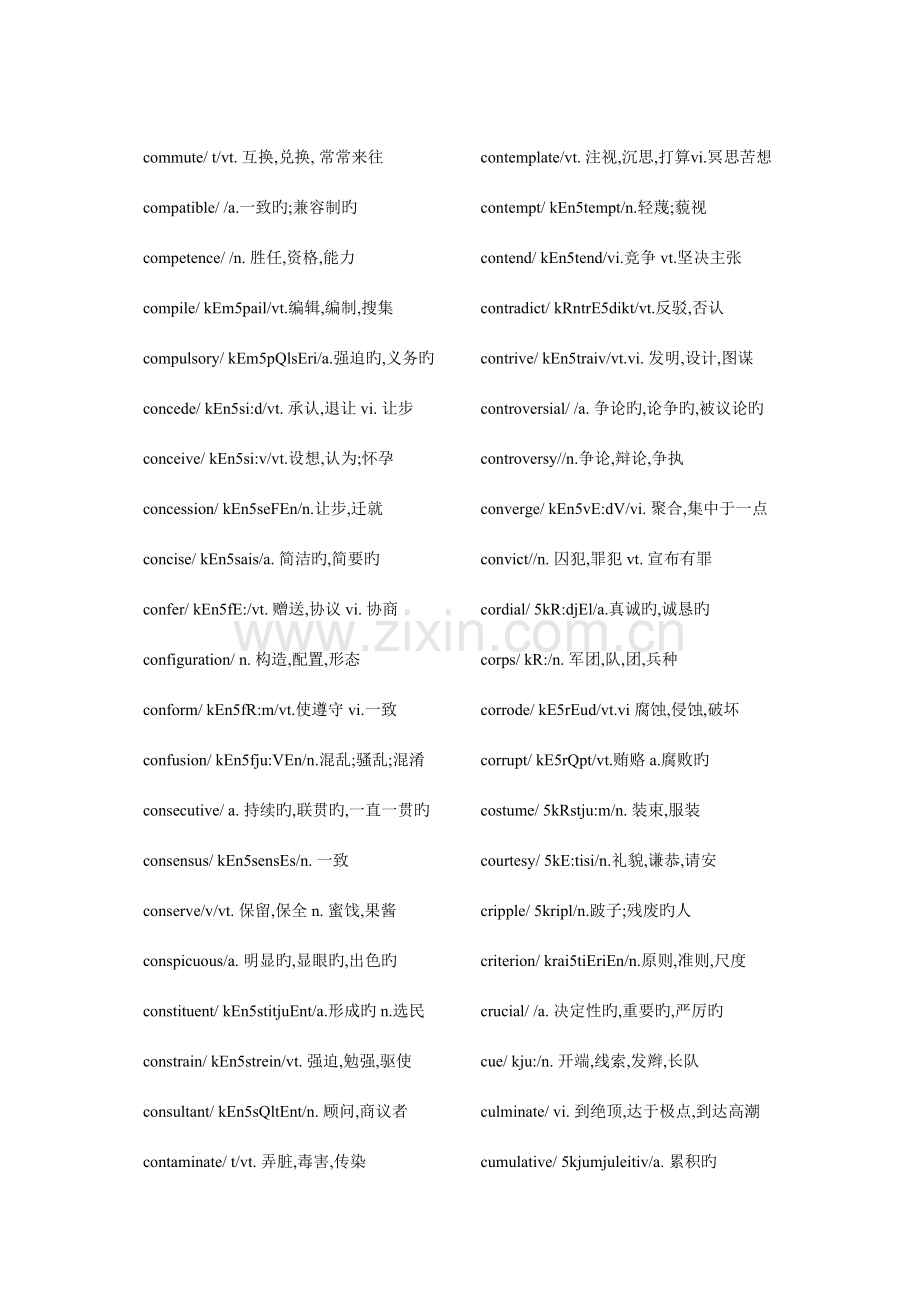 2023年六级高频词汇.doc_第2页