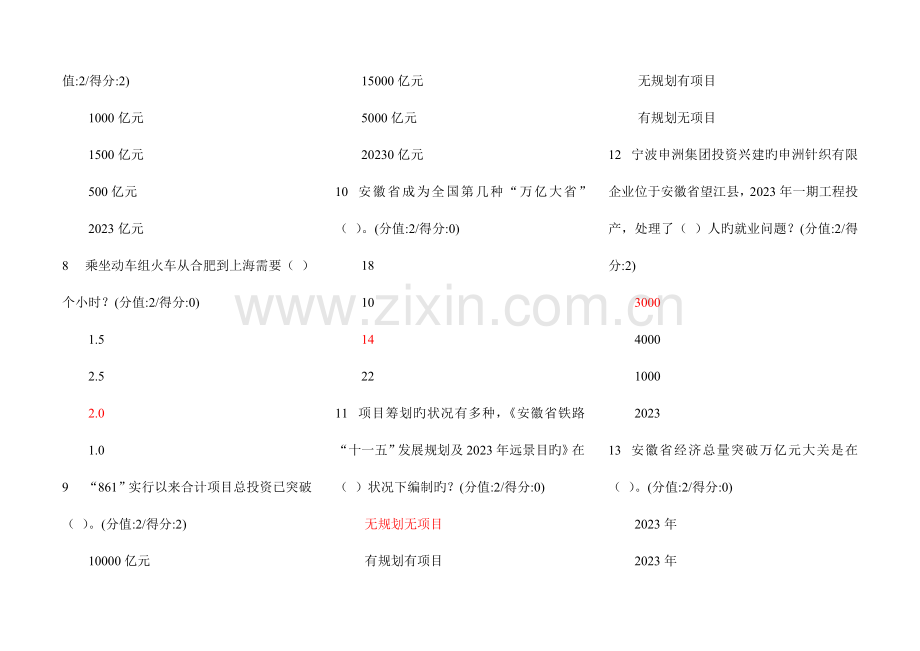 2023年干部教育在线测试题答案.doc_第2页