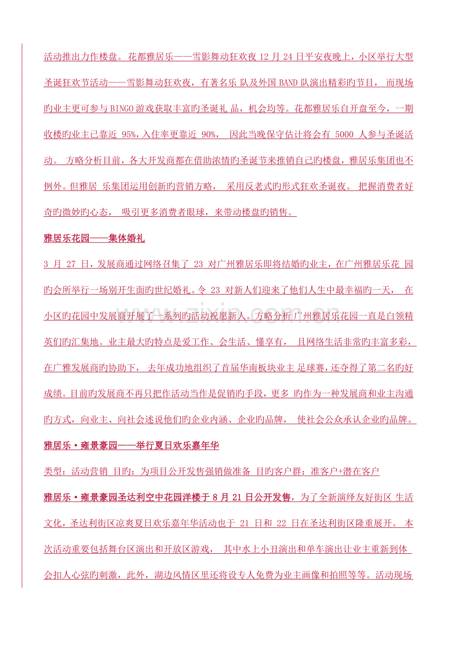 房地产项目营销推广活动方案集锦.docx_第2页
