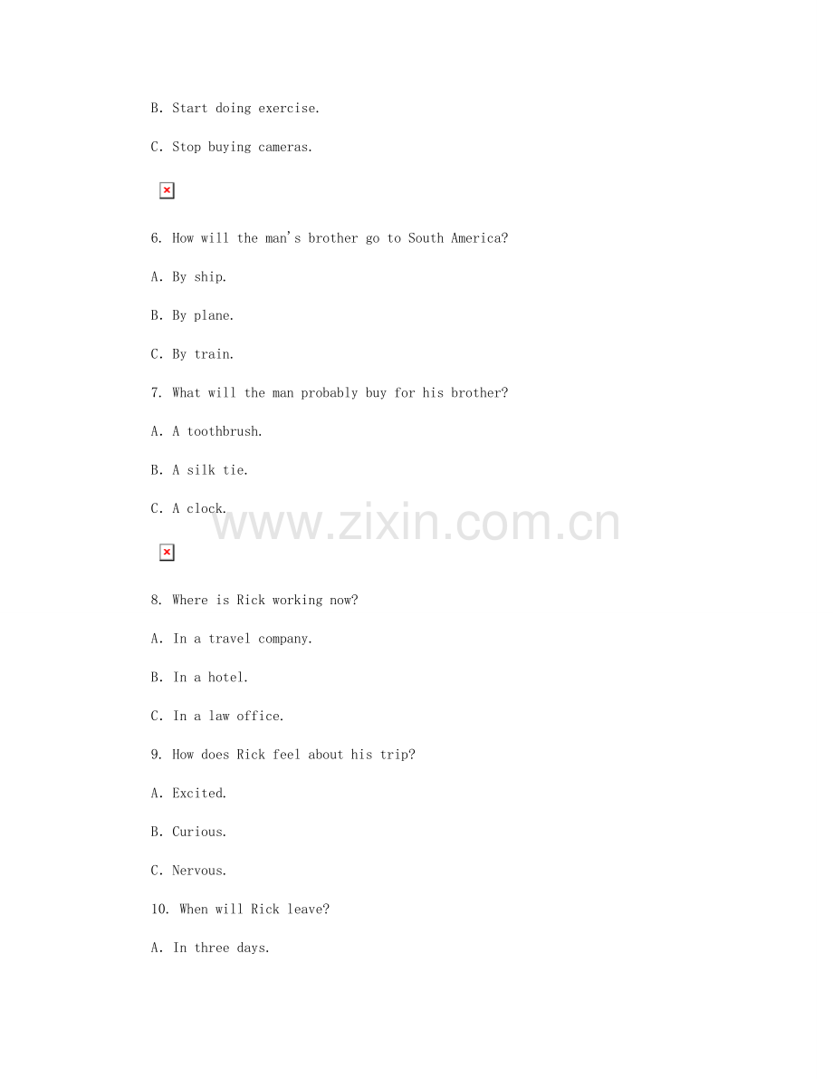 2023年3月公共英语二级试题及答案.doc_第2页