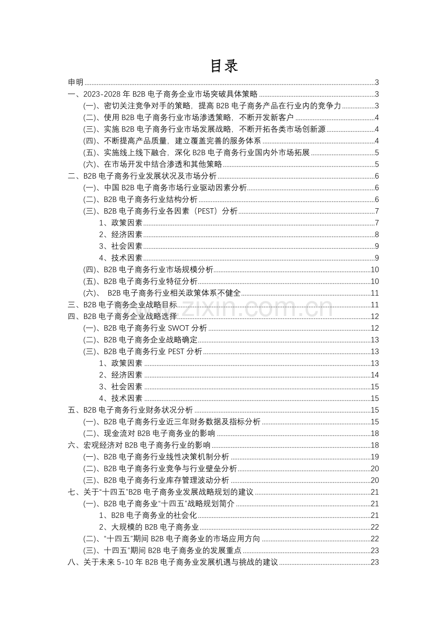 2023年B2B电子商务行业市场突围建议及需求分析报告.docx_第2页
