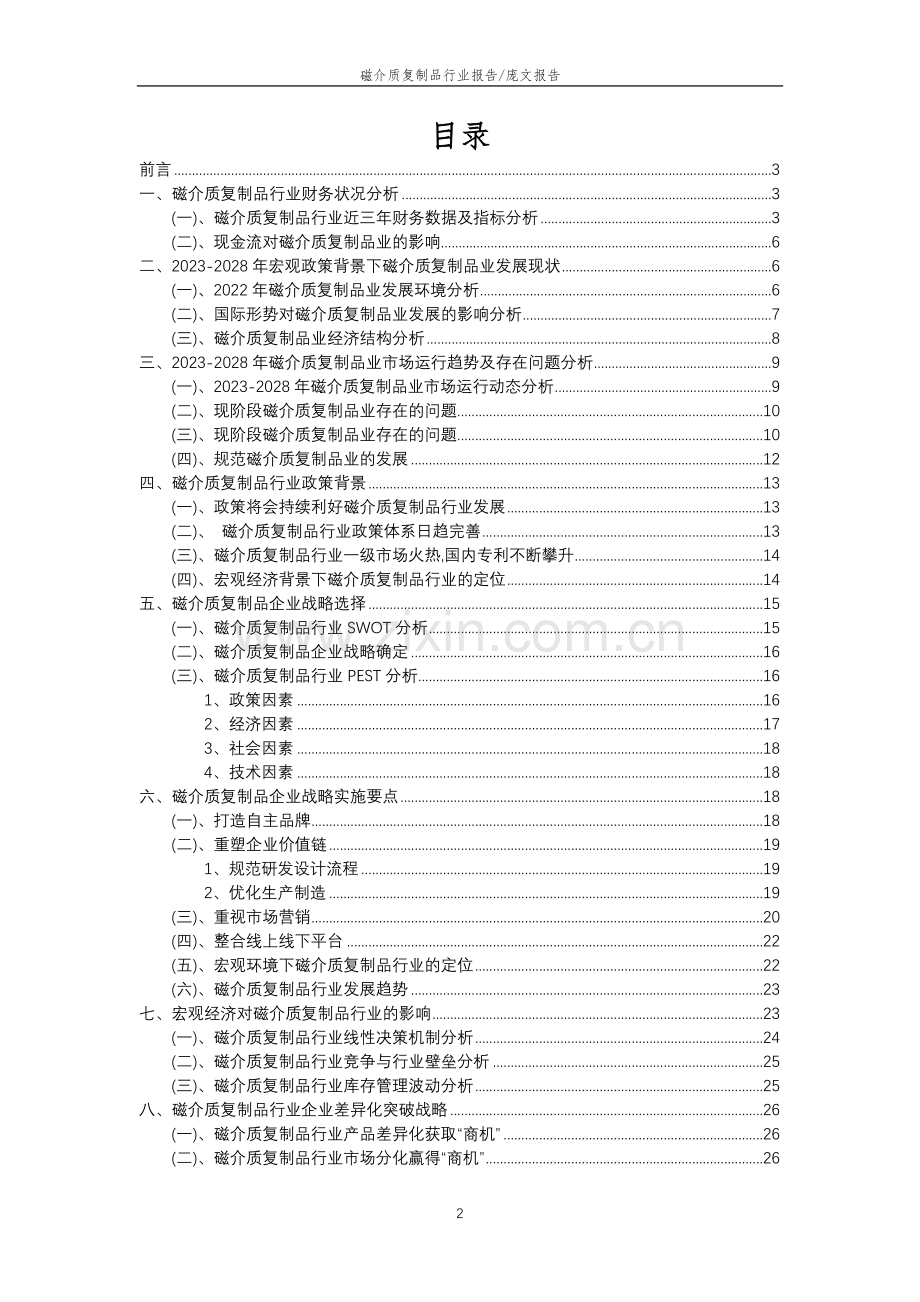 2023年磁介质复制品行业分析报告及未来五至十年行业发展报告.docx_第2页