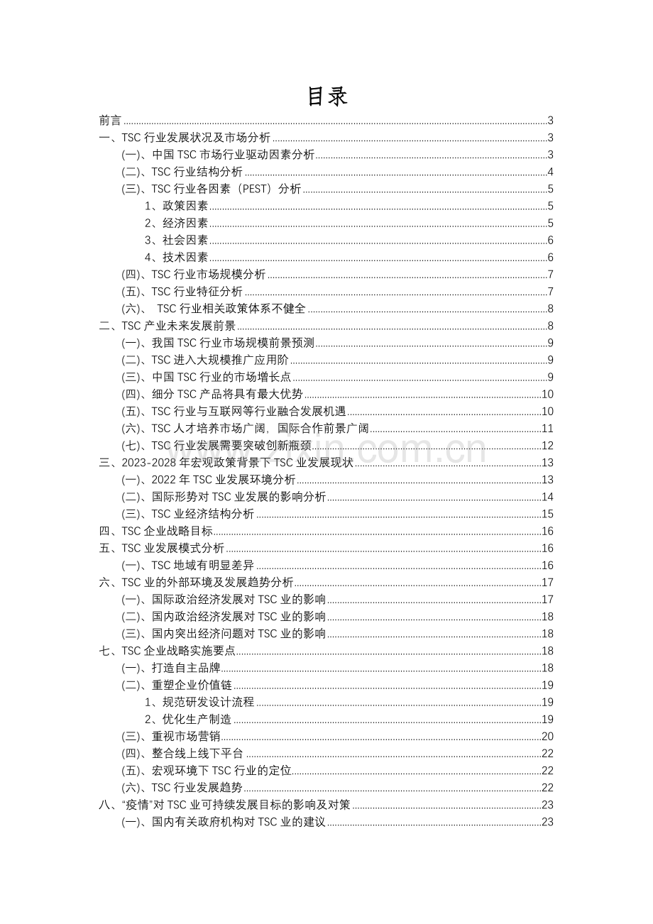 2023年TSC行业分析报告及未来五至十年行业发展报告.docx_第2页