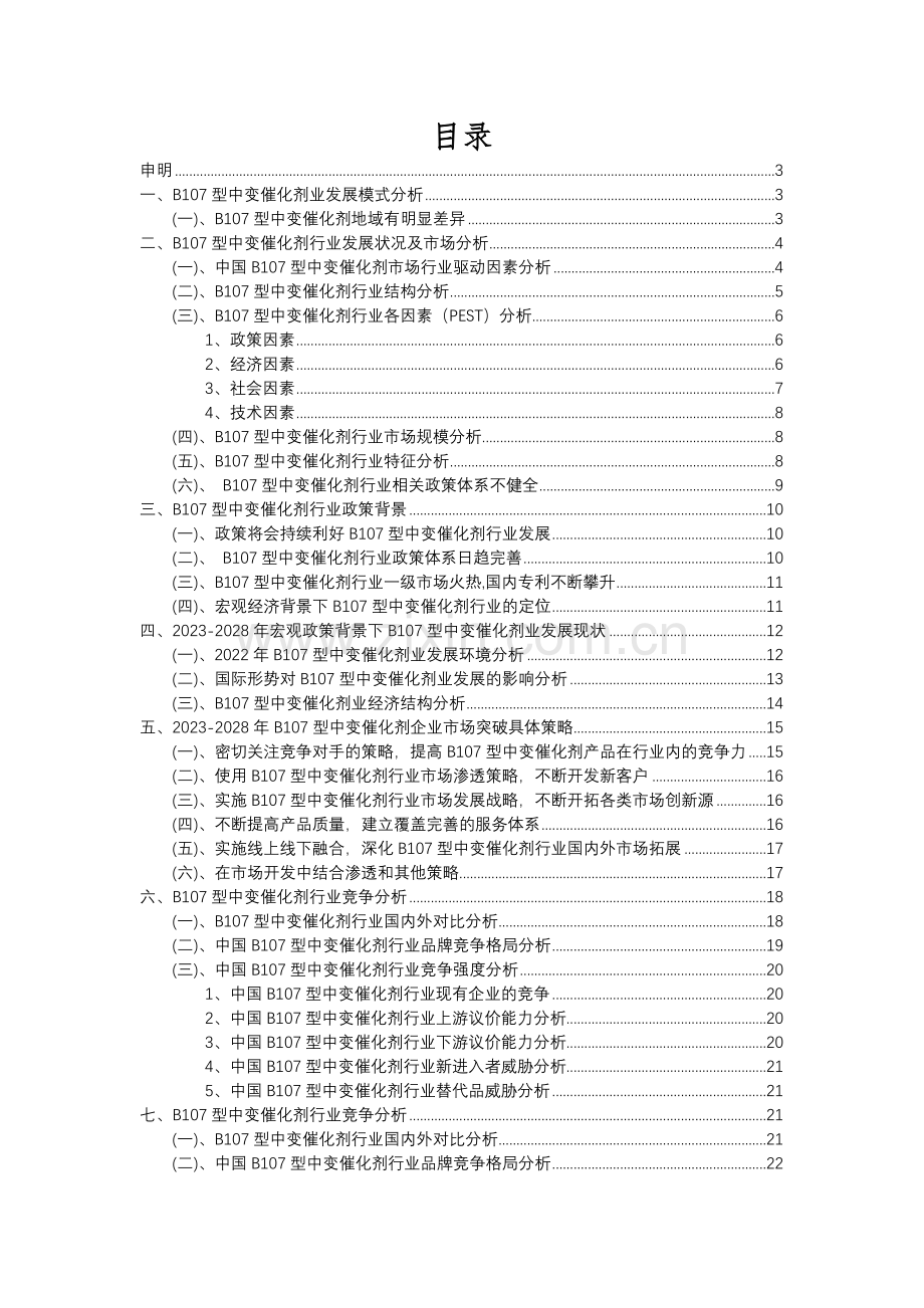 2023年B107型中变催化剂行业市场突围建议及需求分析报告.docx_第2页