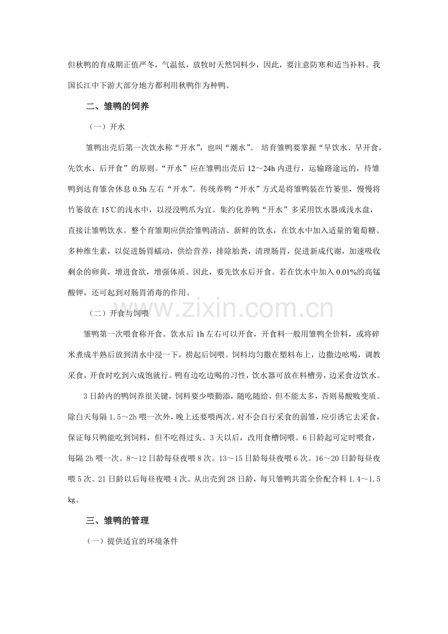 养鸭之肉鸭蛋鸭养殖毕设论文.doc_第2页