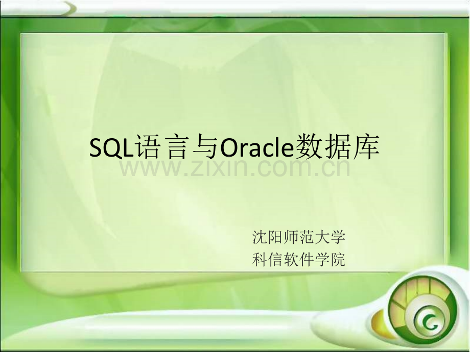 版Oracle数据库基础及应用.pptx_第1页