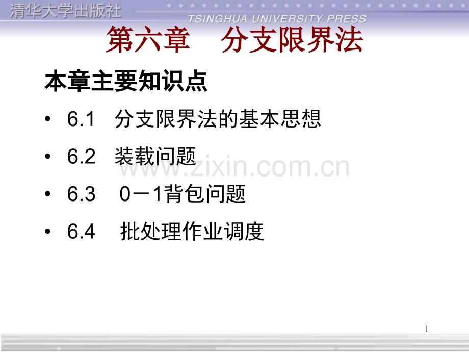 算法设计与分析分支限界法.pptx_第1页
