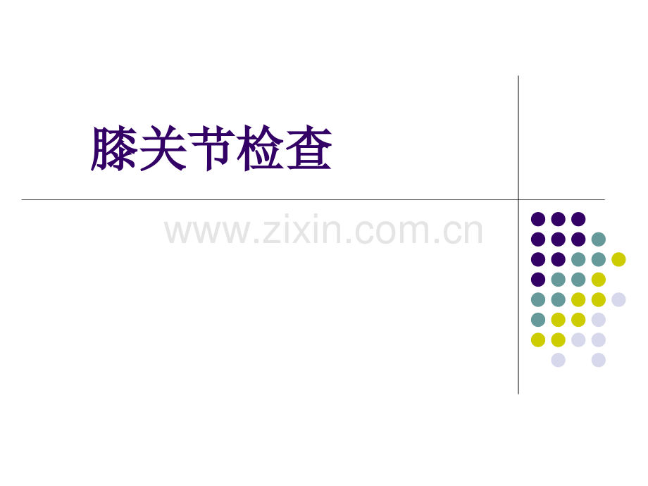 膝关节检查医学.pptx_第1页