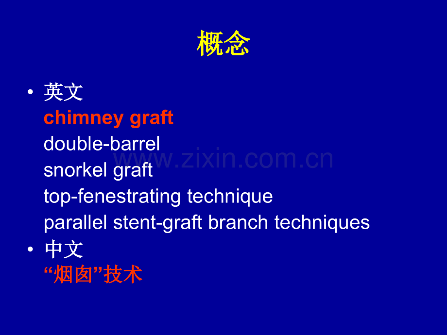 烟囱技术在血管腔内修复术中的应用.pptx_第1页