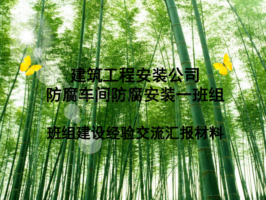 班组建设经验交流PPT演示文稿.pptx_第1页