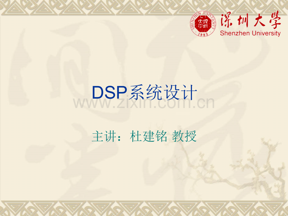 第二章-典型DSP芯片介绍.pptx_第1页